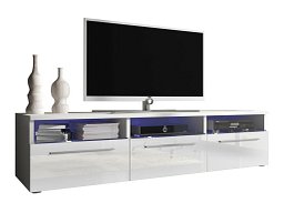 TV-benk Uva I (Hvit + Høyglans hvit)