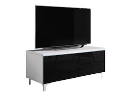 TV-benk Uva III (Hvit + Svart høyglans)