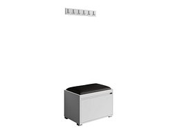 Møbelsett til entré Comfivo Pinus VIII (Hvit + Soft 011)