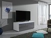TV-benk Uva VI (Hvit + Blank grå)