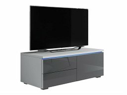 TV-benk Uva VI (Hvit + Blank grå)