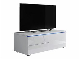 TV-benk Uva VI (Hvit + Høyglans hvit)