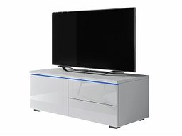 TV-benk Uva VI (Hvit + Høyglans hvit)