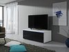 TV-benk Uva VI (Hvit + Svart høyglans)