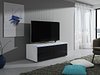 TV-benk Uva VI (Hvit + Svart høyglans)