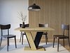 Bord Goodyear 125 (Artisan eik + Svart)