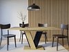 Bord Goodyear 125 (Artisan eik + Svart)