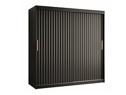 Garderobeskap Hartford 335 (Svart)