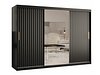 Garderobeskap Hartford 339 (Svart)