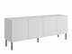 Skjenk Charlotte 170 (Hvit + Svart)
