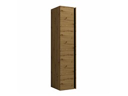 Garderobeskap Pinis II (Artisan eik + Svart)