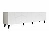 TV-benk Charlotte 181 (Hvit + Svart)