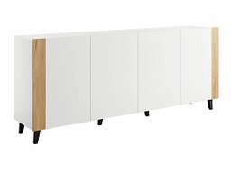 Skjenk Charlotte 183 (Hvit + Craft eik)