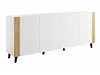 Skjenk Charlotte 183 (Hvit + Craft eik)