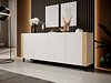 Skjenk Charlotte 183 (Hvit + Craft eik)