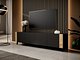 TV-benk Charlotte 184 (Svart + Craft eik)
