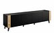 TV-benk Charlotte 184 (Svart + Craft eik)