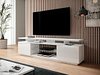 TV-benk Figura (Hvit + Høyglans hvit)