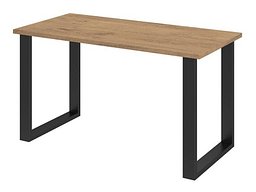 Bord Tucson 136 (Lancelot eik + Svart)