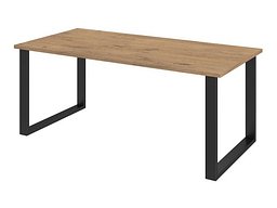 Bord Tucson 139 (Lancelot eik + Svart)