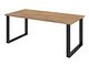 Bord Tucson 139 (Lancelot eik + Svart)