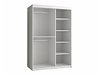 Garderobeskap Hartford 401 (Svart)