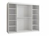 Garderobeskap Hartford 403 (Svart)