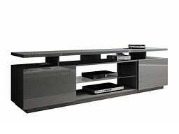 TV-benk Figura (Grå + Blank grå)