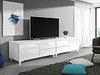 TV-benk Hortus I (Hvit + Høyglans hvit)