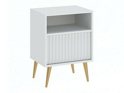 Nattbord Cirferi 106 (Hvit + Gullfarget)