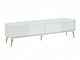TV-benk Cirferi 105 (Hvit + Gullfarget)