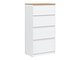 Kommode Catelbi 103 (Hvit + Eik)