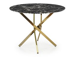 Bord Houston 1538 (Gullfarget + Svart marmor)