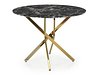 Bord Houston 1538 (Gullfarget + Svart marmor)