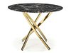 Bord Houston 1538 (Gullfarget + Svart marmor)