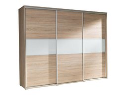 Garderobeskap Murrieta 132 (Sonoma eik + Hvit)