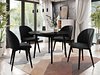 Spisegruppe Racine 127 (Svart + Magic Velvet 2219)