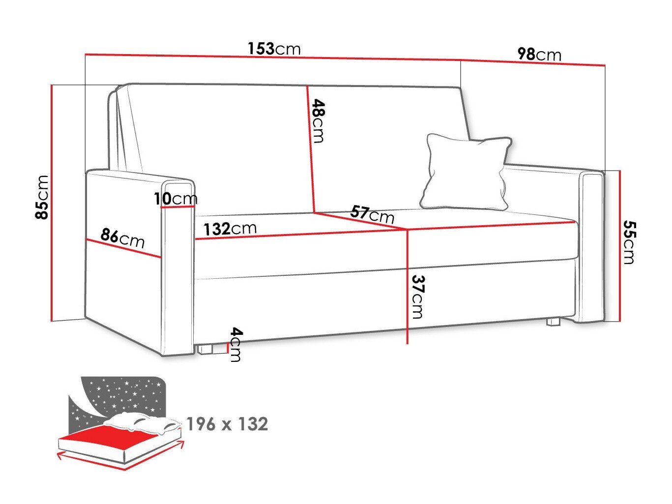 Sovesofa Morel III (Poso 22)
