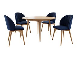 Spisegruppe Racine 127 (Brun + Magic Velvet 2216)