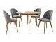Spisegruppe Racine 127 (Brun + Magic Velvet 2217)