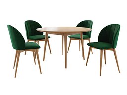 Spisegruppe Racine 127 (Brun + Magic Velvet 2225)