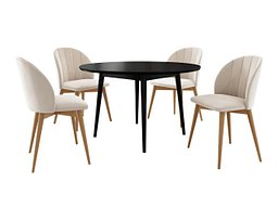 Spisegruppe Racine 127 (Brun + Magic Velvet 2250)
