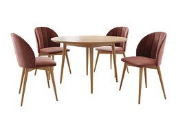 Spisegruppe Racine 127 (Brun + Magic Velvet 2258)