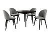 Spisegruppe Racine 127 (Svart + Magic Velvet 2217)