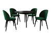 Spisegruppe Racine 127 (Svart + Magic Velvet 2225)
