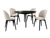 Spisegruppe Racine 127 (Svart + Magic Velvet 2250)