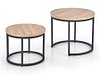 Salongbordsett Houston 951 (San Remo eik + Svart)