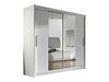 Garderobeskap Closico Pallor II (Hvit)