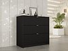 Kommode Comfivo Papilio I (Svart)