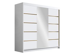 Garderobeskap Closico Plenor VI (Hvit)